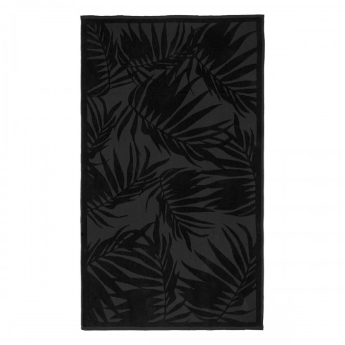 Resort Collection unisex πετσέτα θαλάσσης σε μαύρο χρώμα με σχέδιο. Διαστάσεις: 85x160 2230