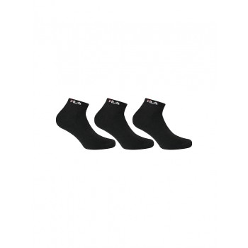 Fila unisex κοντές κάλτσες bamboo 3 τεμαχίων (3pack) F5500-BLACK