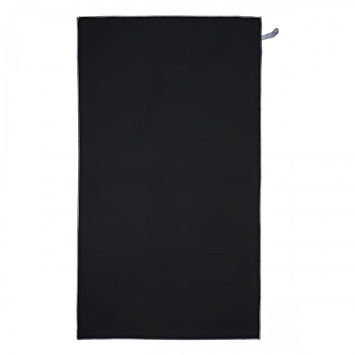 Beauty Home unisex πετσέτα θαλάσσης σε μαύρο χρώμα μονόχρωμη με θήκη. Διαστάσεις: 90x160 N10-Black